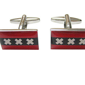 Amsterdam Flag Pendant Cufflinks